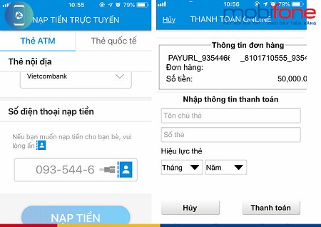 nap tien mobifone online