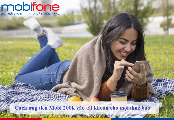 cach ung tien mobi 200k vao tai khoan cho moi thue bao