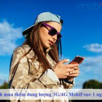 Cách mua thêm dung lượng 3G/4G MobiFone 1 ngày