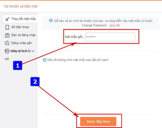 cach doi mat khau weibo nhu the nao