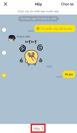 Meo xoa tin nhan da gui tren kakaotalk tren dien thoai 