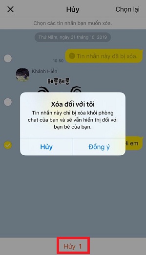 Meo xoa tin nhan da gui tren kakaotalk 