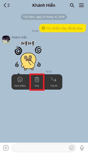 Thu thuat xoa tin nhan da gui tren kakaotalk 