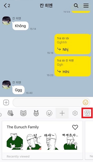  mua icon tren kakaotalk nhanh nhat