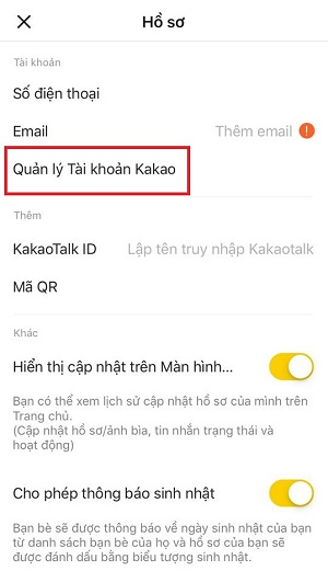 Thu thuat lay lai mat khau kakaotalk 