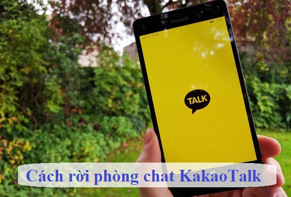 cach roi phong chat kakaotalk