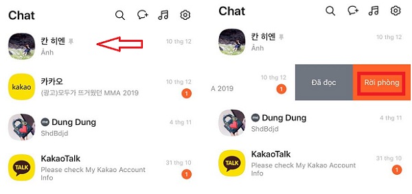  roi phong chat kakaotalk