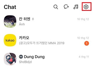 Meo tat tinh nang luu lich su tim kiem tren kakaotalk 