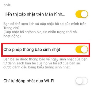 tat thong bao sinh nhat tren kakaotalk nhanh