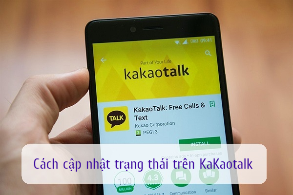 cach cap nhat trang thai tren kakaotalk