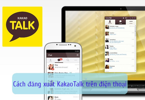 cach dang xuat kakaotalk tren dien thoai