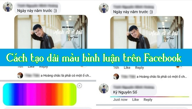 cach tao dai mau trong binh luan tren facebook