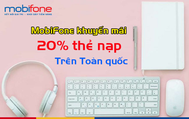 mobifone khuyen mai 20 the nap thang 9 2020