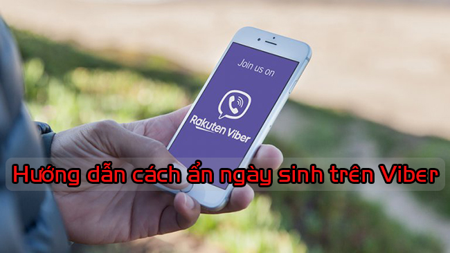 cach an ngay sinh tren viber 