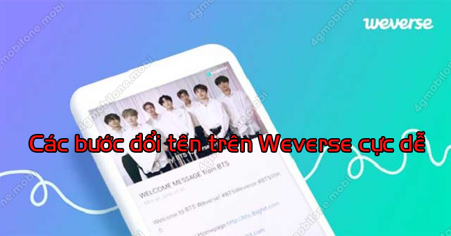 cach doi ten Weverse 