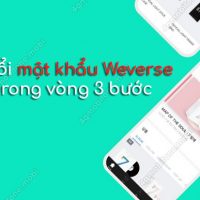 thay đổi mật khẩu Weverse