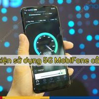 Điều kiện sử dụng mạng 5G MobiFone