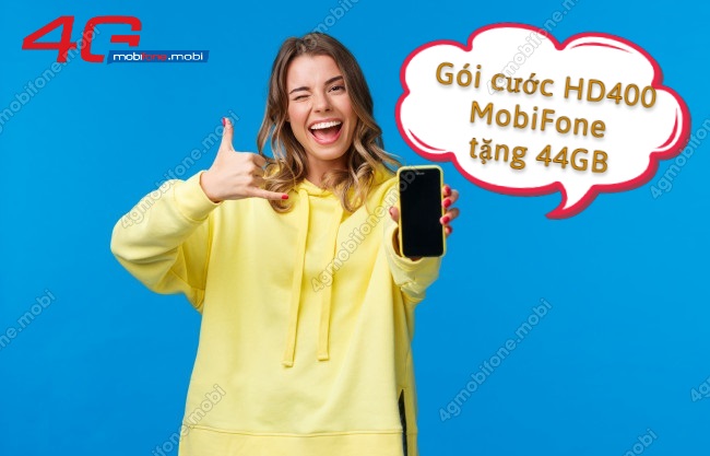 đăng ký gói HD400 MobiFone