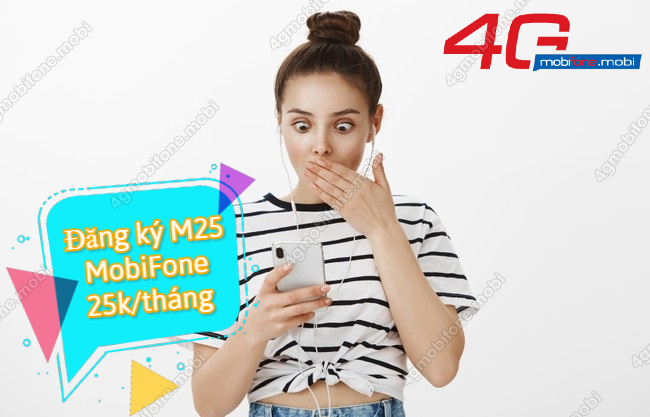 đăng ký gói M25 MobiFone