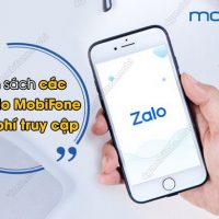 các gói Zalo MobiFone