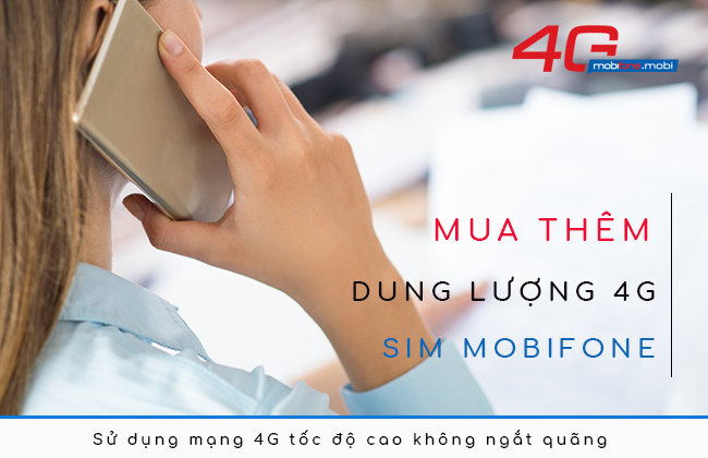 cach mua them dung luong 4g cua mobifone