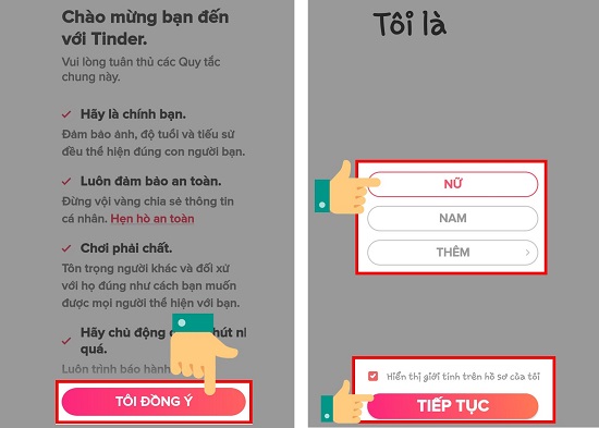 tim lai nguoi da huy tuong hop tren Tinder