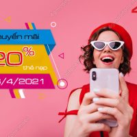 MobiFone khuyen mai 20% ngay 16/4/2021