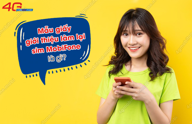 mau giay gioi thieu lam lai sim MobiFone 